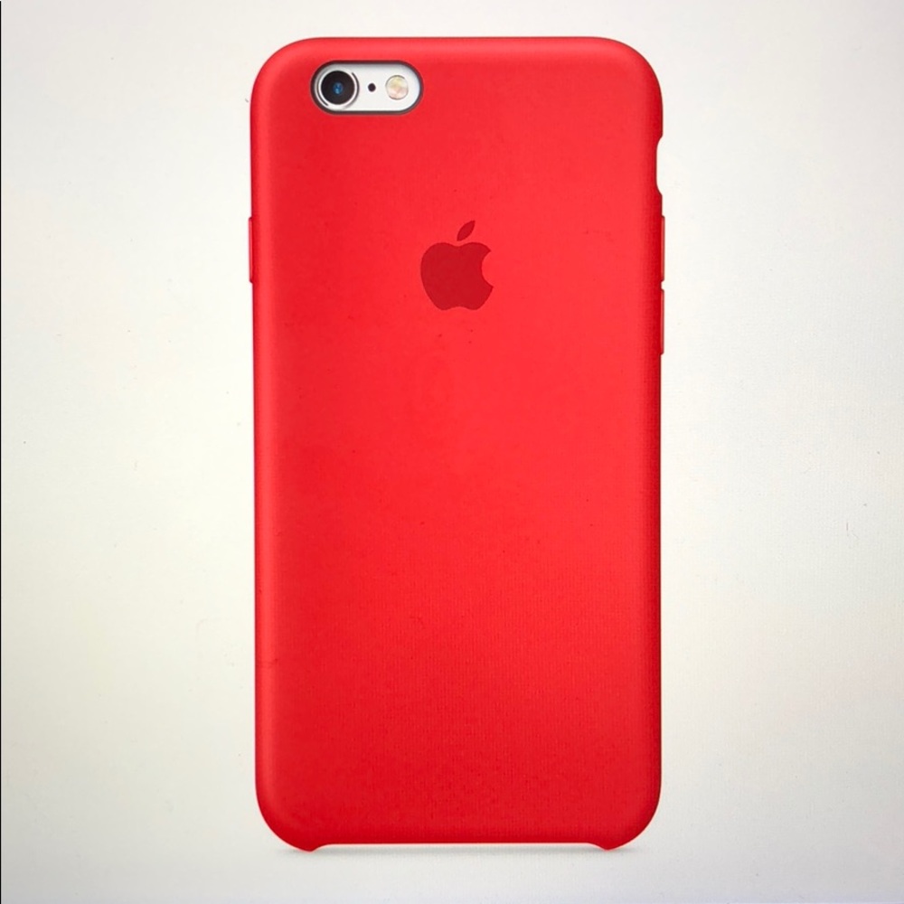 Apple- iPhone 6/6s silicone case (PRODUCT) RED